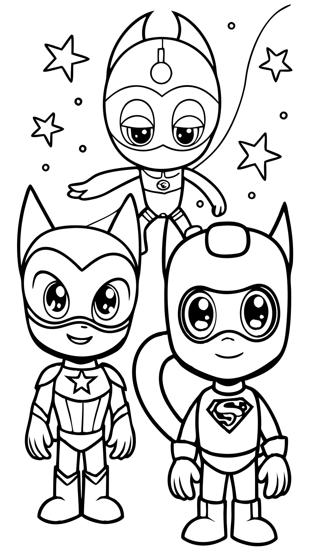 Página para colorear de PJ Masks